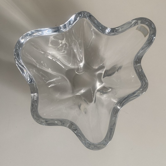 BOHEMIA CRYSTAL VULCANO BOWL NWT Asymmetrical Design - Picture 6 of 10